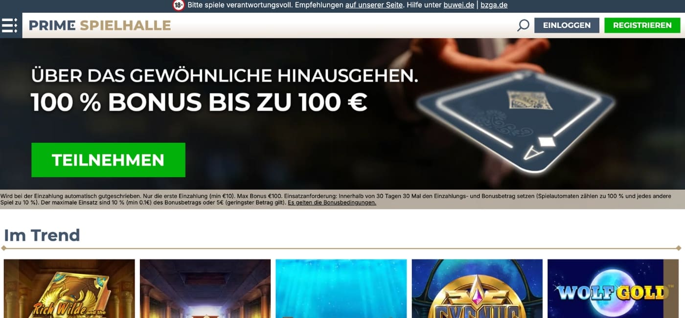 prime spielhalle
